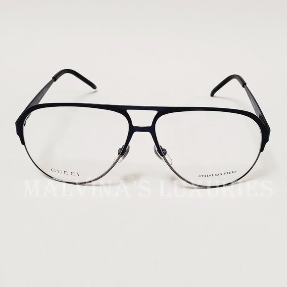 GUCCI EYEGLASSES OPTICAL LENS AVIATOR METAL FRAME GG 2216 - Picture 4 of 12